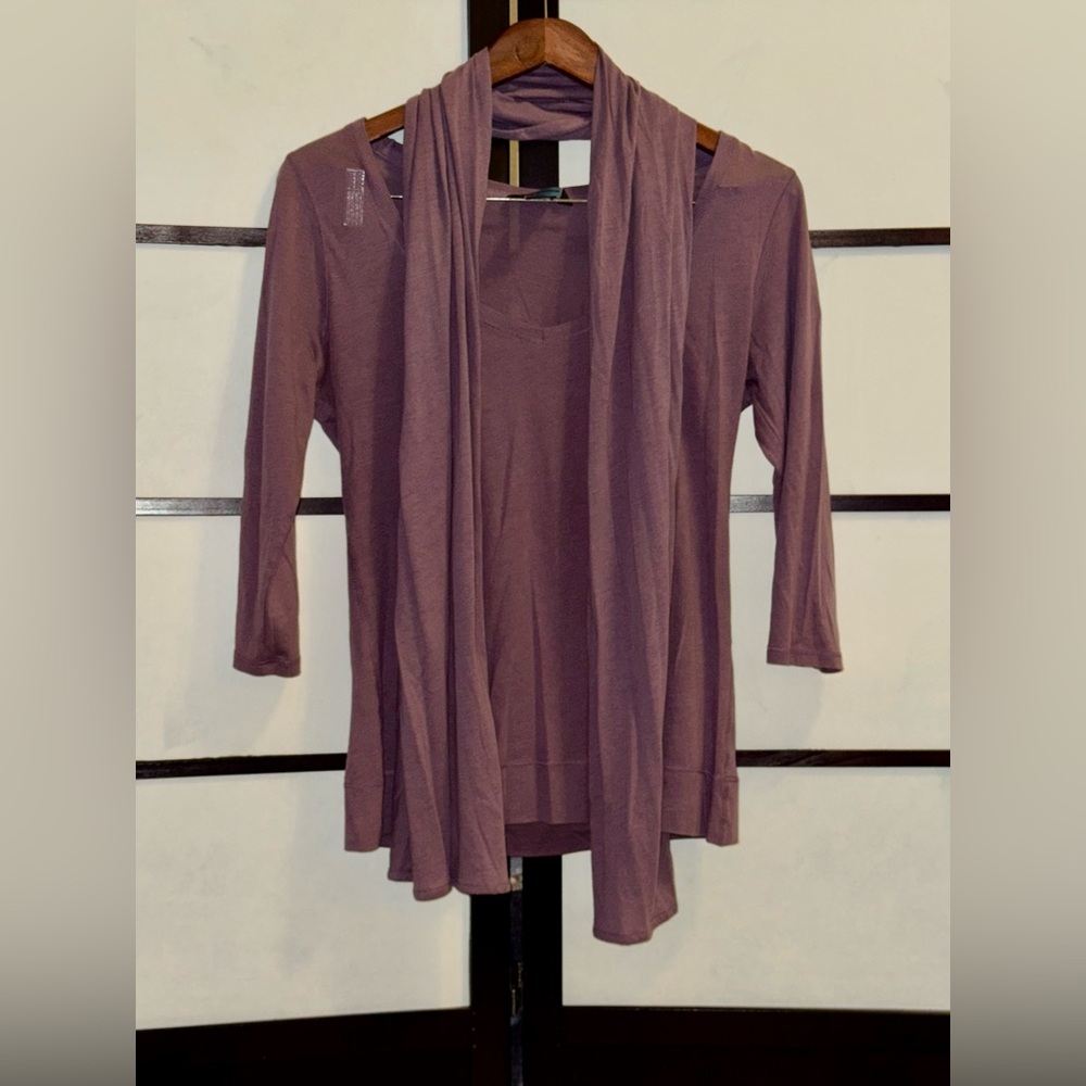 Moda International Lavender Cotton Top